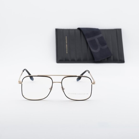 Victoria Beckham VB221 011 Square Eyeglasses - Black Gold 55mm main image 6